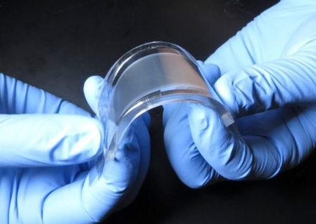 Thin, flexible device could provide cooling for mobile electronics. 